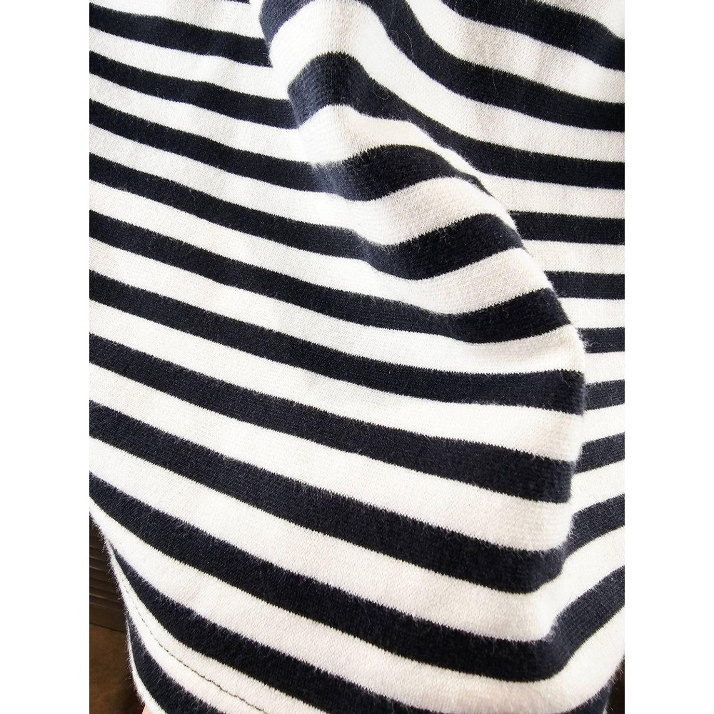 CHARLOTTE RUSSE Dark Blue and White Chevron Mini Dress Womens Size Medium - Picture 4 of 5